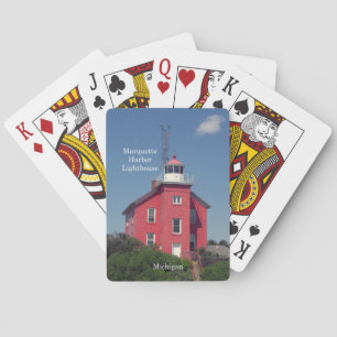 Marquette Harbour Lighthouse playing cards