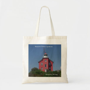 Marquette Harbour Lighthouse tote bag