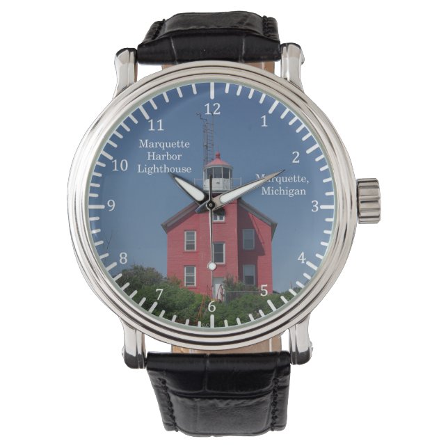 Marquette Harbour Lighthouse watch (Front)