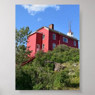 Marquette Lighthouse - aka Big Red Poster