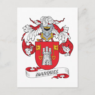 Marquez Family Crest Postcard
