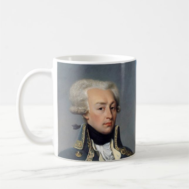 Marquis de Lafayette Mug 11 oz, Lafayette (Left)