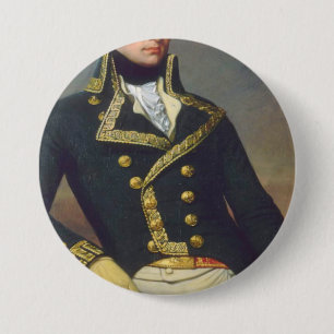Marquis De Lafayette Portrait 7.5 Cm Round Badge