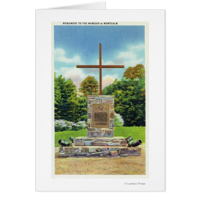 Marquis de Montcalm Monument Scene (Front)