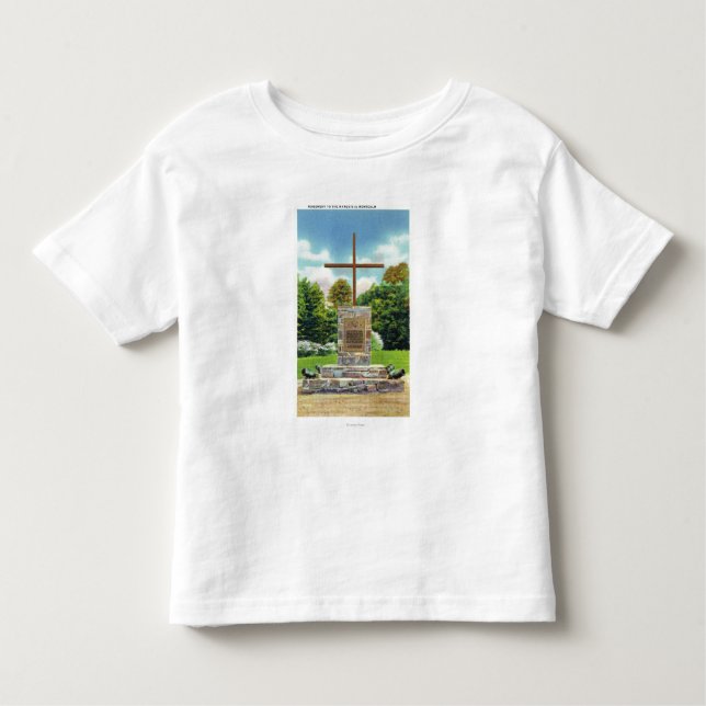 Marquis de Montcalm Monument Scene Toddler T-Shirt (Front)
