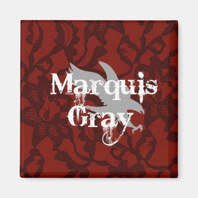 Marquis Grey Magnet (Front)