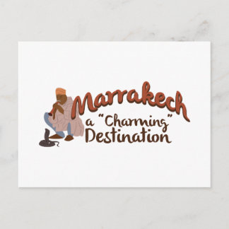 Marrakech Charming Destination Postcard