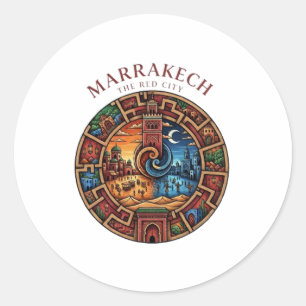 MARRAKECH CLASSIC ROUND STICKER