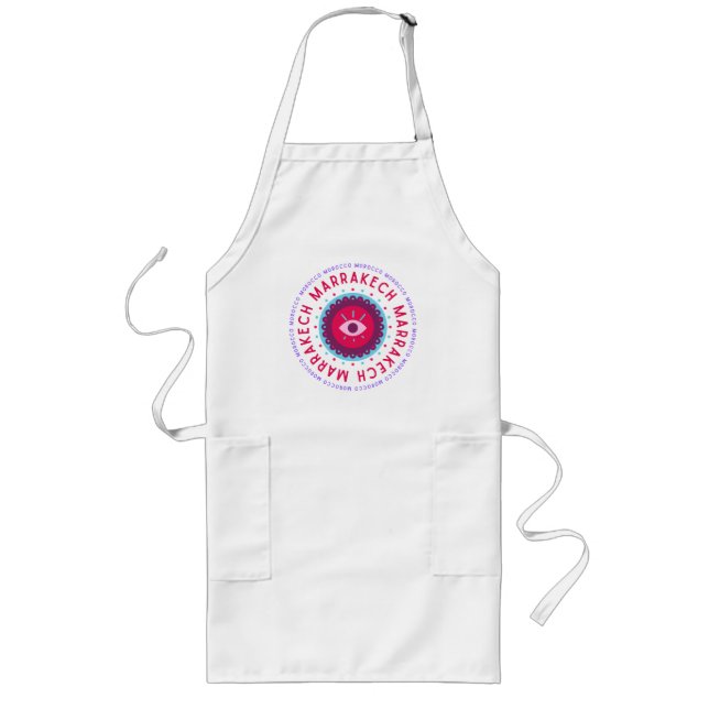 Marrakech Eyes Long Apron (Front)