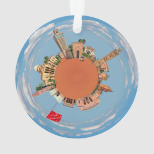 marrakech little planet morocco travel tourism lan ornament