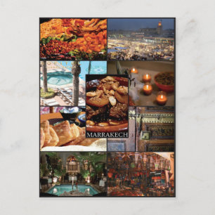 Marrakech - Maroc - Carte postale Postcard