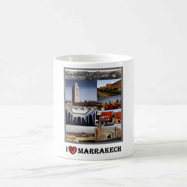 Marrakech - Marocco - Mosaic - Coffee Mug (Center)