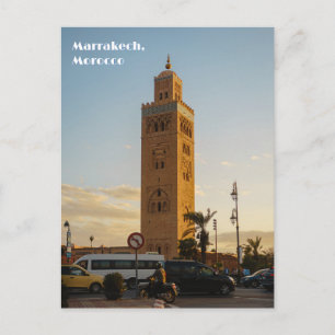 Marrakech Morocco City travel Postcard