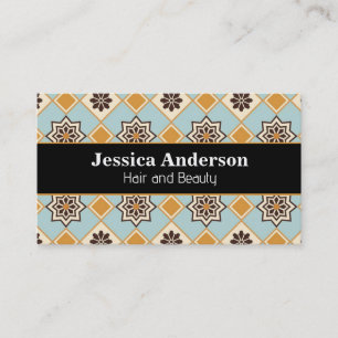 Marrakech Tiling Pattern  Business Card