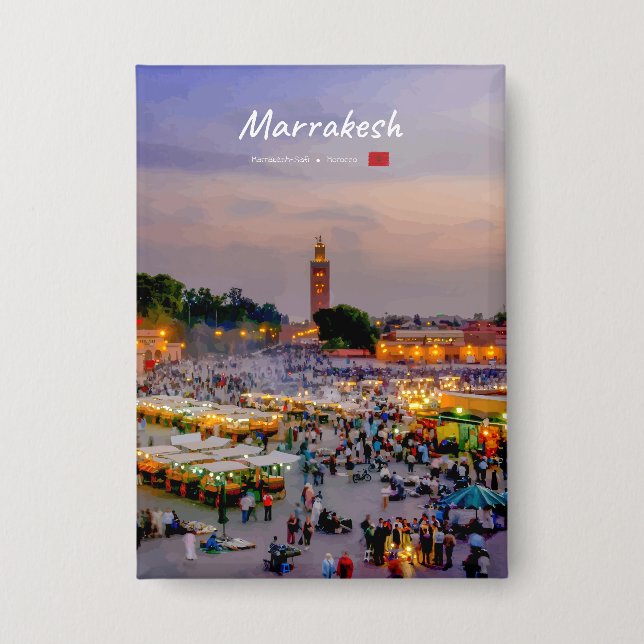 Marrakesh, Morocco - Jemaa el Fnaa Square (Front)