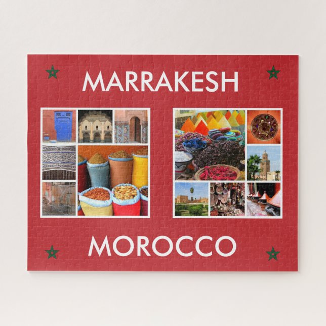 marrakesh morocco scenes jigsaw puzzle (Horizontal)