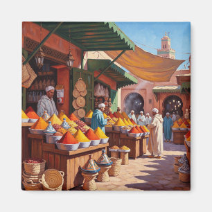 Marrakesh Morocco Travel Magnet