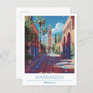 Marrakesh Morocco Travel  Postcard