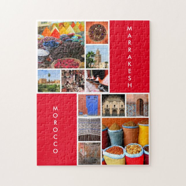 marrakesh scenic jigsaw puzzle (Vertical)