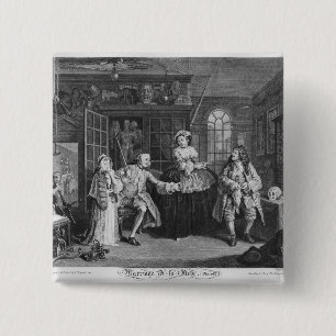 Marriage a la Mode 15 Cm Square Badge