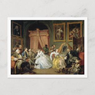 Marriage a la Mode: IV, The Toilette, c.1743 (oil Postcard