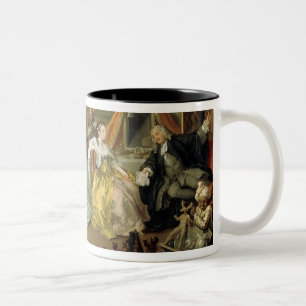 Marriage a la Mode: IV, The Toilette, c.1743 (oil Two-Tone Coffee Mug