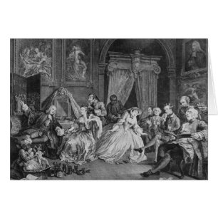 Marriage a la Mode, Plate IV, The Toilette, 1745