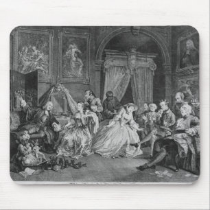 Marriage a la Mode, Plate IV, The Toilette, 1745 Mouse Pad