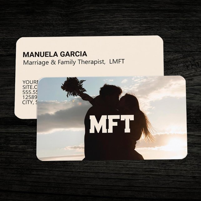 Marriage and Family Therapy MFT Business Card (Marriage and Family Therapy MFT Business Cards)
