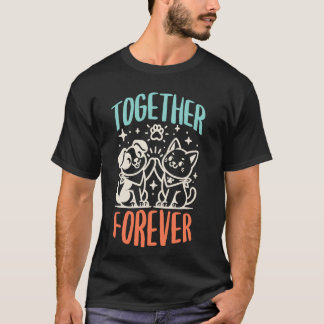 Marriage Anniversary Friend Together Forever Cute  T-Shirt