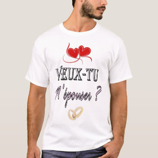 Marriage application - Do you want to marry me? T-Shirt