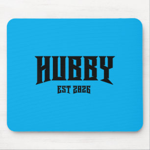Marriage Bachelor Party Nge Rock Husband Est 2026 Mouse Pad