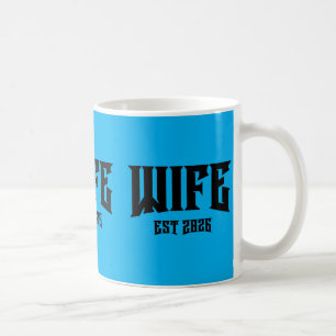Marriage Bachelor Party Nge Rock Wife Est 2026 Coffee Mug