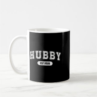 Marriage Bachelor Party Wife And Hubby Est 2026 Coffee Mug