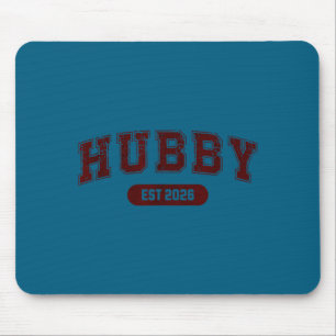 Marriage bachelor party wife and hubby est 2026 mouse pad