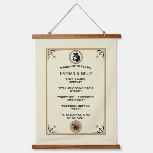 Marriage Blessing Gift Hanging Tapestry