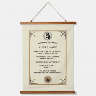 Marriage Blessing Gift Hanging Tapestry