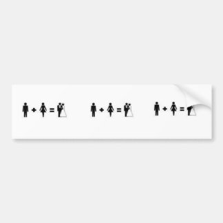 marriage bumper sticker