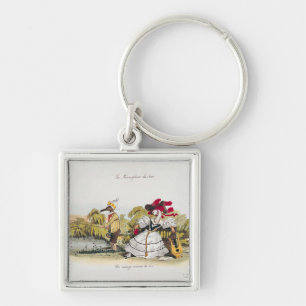 Marriage by the Book Key Ring