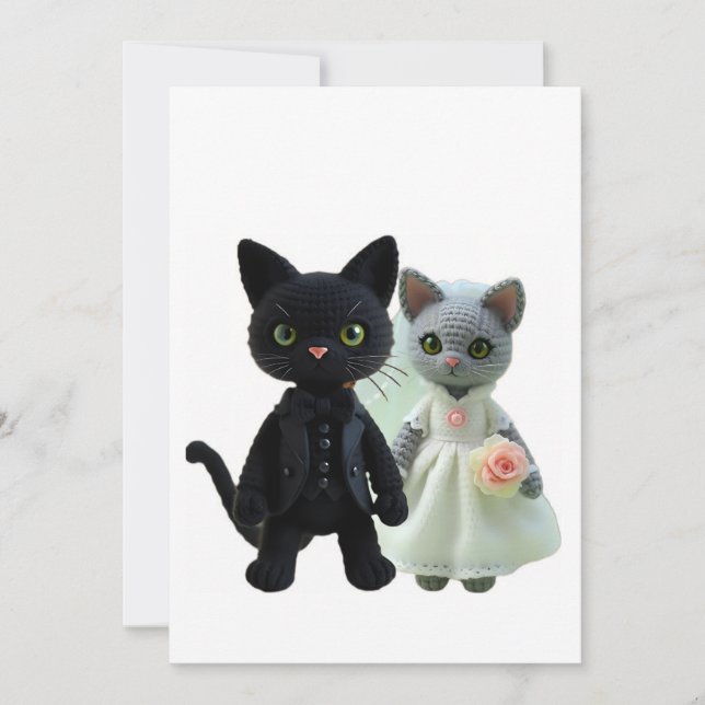 Marriage Cats Save The Date (Front)