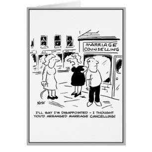 Marriage Counselling, not Cancelling