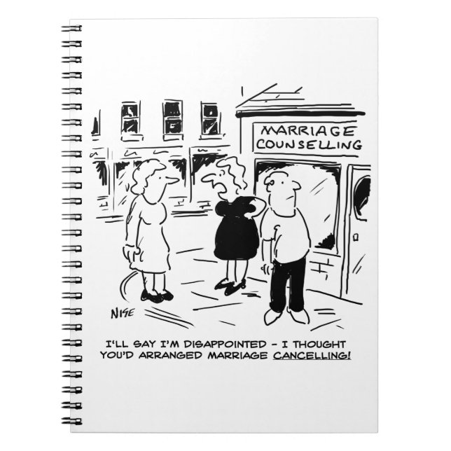 Marriage Counselling, not Cancelling Notebook (Front)
