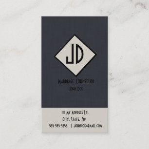 Marriage Counsellor Business Card