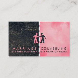 Marriage Counselor Slogan Business Cards