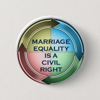 Marriage Equality 6 Cm Round Badge