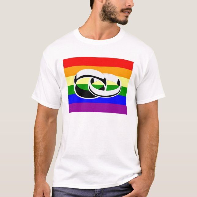 Marriage Equality Gay Pride T-Shirt (Front)