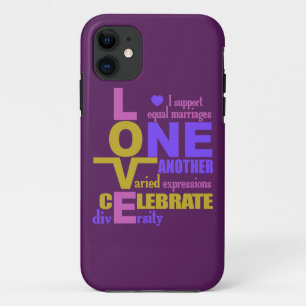 Marriage Equality / One Love custom iPhone case