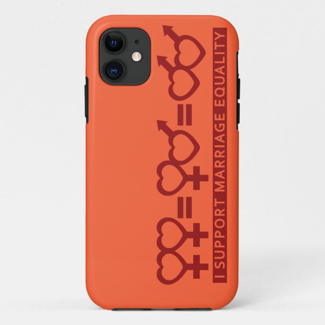 Marriage Equality / One Love custom iPhone case (Back)