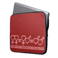Marriage Equality / One Love custom laptop sleeve