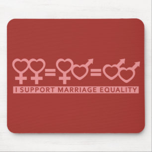 Marriage Equality / One Love custom mousepad
